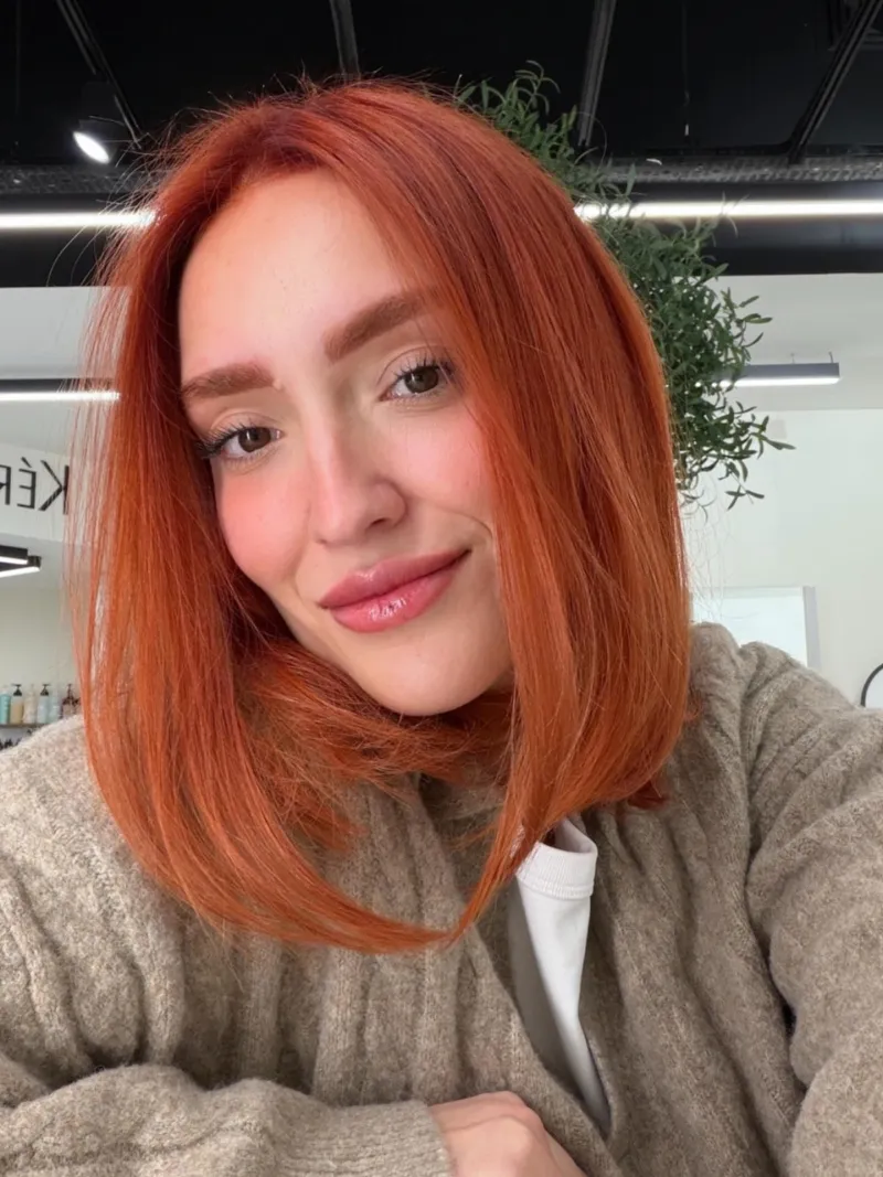 Bakır kızılı küt kesim