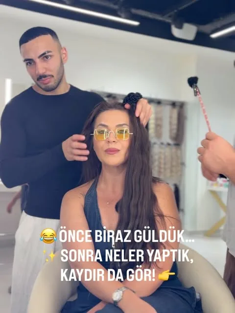 Saç uzatma uygulaması